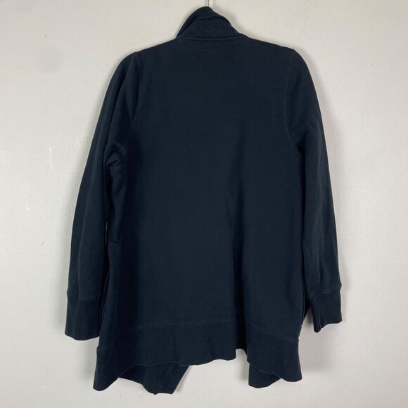 Abercrombie & Fitch Soft A&F Collection Womens Black Open Front Cardigan XL Cott - Picture 5 of 7